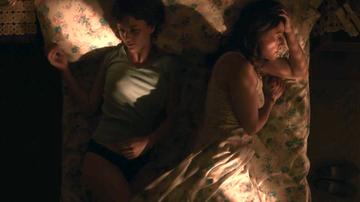 Alicia Falcó in In the Company of Women (2023) Sexy Underwear Breasts Left Nipslip 346345