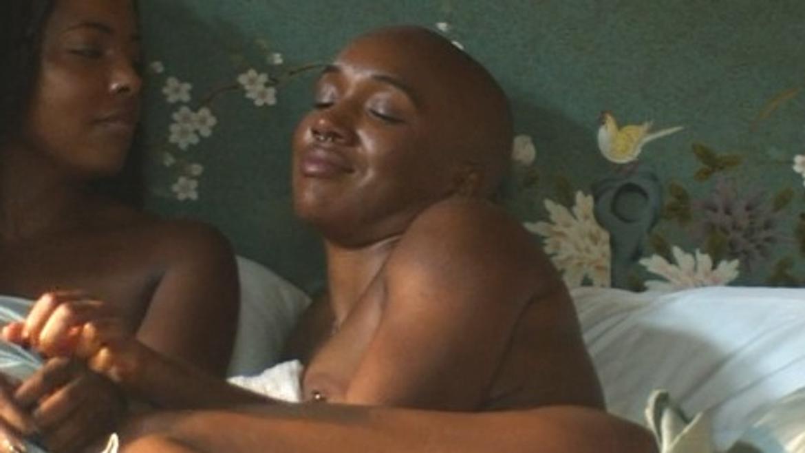 Cherrelle Skeete, Adrienne Warren in Black Cake (2023) Left Breast Lesbian Sexy Breasts Left Breast 346430