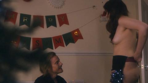 Emily van den Berg Nude in Christmas Party. Breasts, Thong, butt, lesbian. 346540
