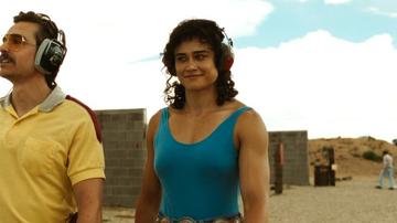 Katy O'Brian in Love Lies Bleeding (2024) Sexy Bikini Breasts 348780