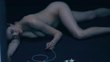 Margaret Qualley in The Substance (2024) Left Breast Prosthetic Body Double Breasts 351328