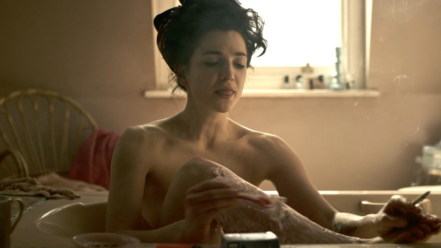 Marisa Abela Nude in Back to Black. Sexy, Right Breast, breasts, butt. 349300