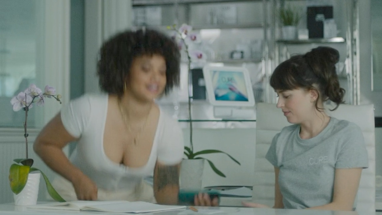 Hottest Kiersey Clemons Scene in Am I OK?. Sexy, lesbian, underwear. 349358