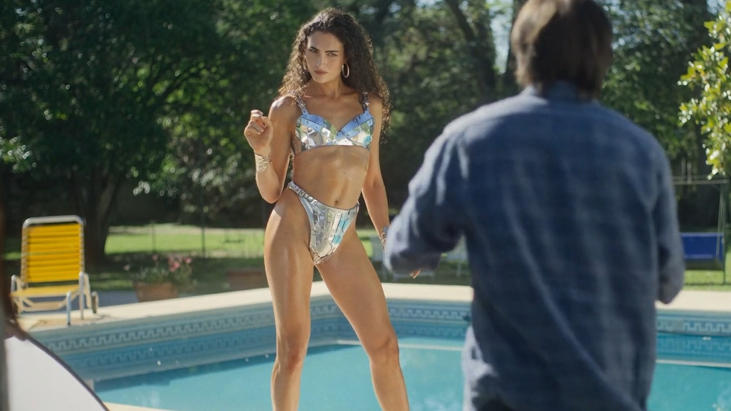Sexiest Mina Serrano Scene in Cris Miró (She). Bikini, Sexy, Thong, breasts, butt. 349987