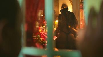 Jodie Turner-Smith in Bad Monkey (2024) Sexy Thong Underwear Bikini Sexy 350740