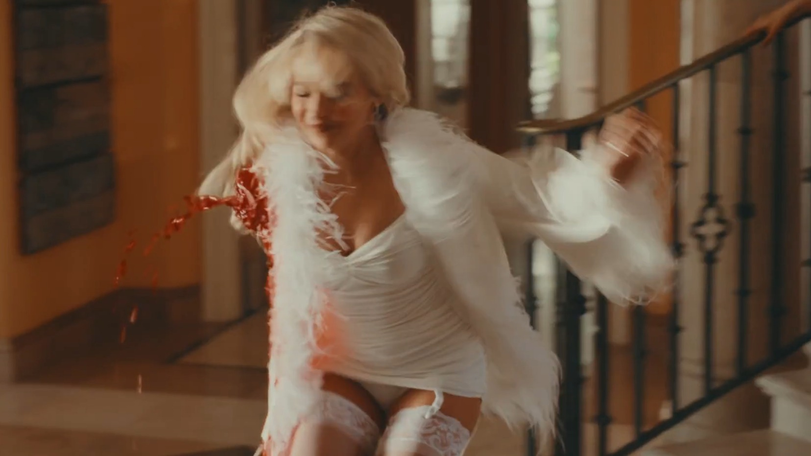 Sabrina Carpenter, Jenna Ortega in Taste (2024) Sexy Underwear Lesbian Sexy 350509