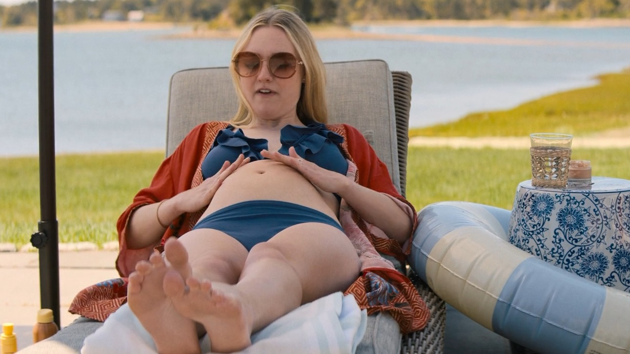 Sexiest Dakota Fanning Scene in The Perfect Couple. Bikini. 350659