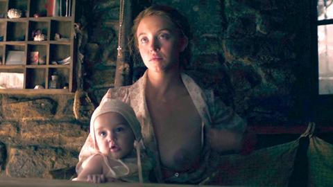 Sydney Sweeney Naked as Margret Wittmer. Left Breast, breasts. 353871