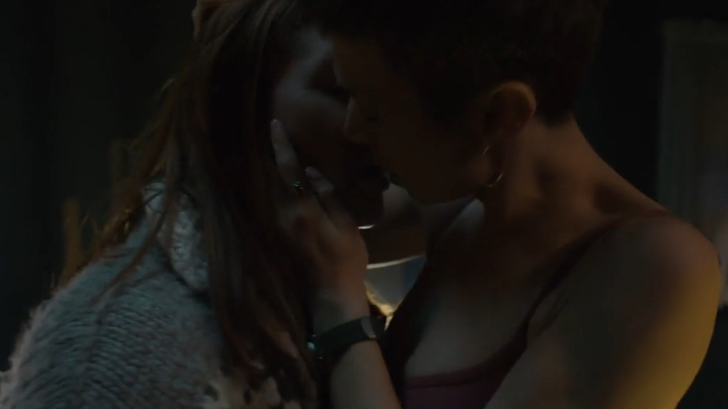 Sexiest Scenes of Waverly Earp from Wynonna Earp: Vengeance. Lesbian, Underwear. 350789