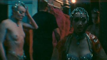 Pamela Anderson, Kiernan Shipka, Brenda Song, Amber Snow in The Last Showgirl (2024) Sexy Thong Underwear Breasts Breasts Sexy 352389