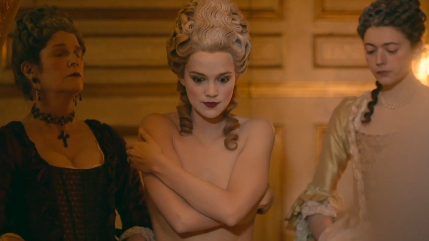 Sexiest Emilia Schüle Scene in Marie Antoinette. Sexy, lesbian. 350953