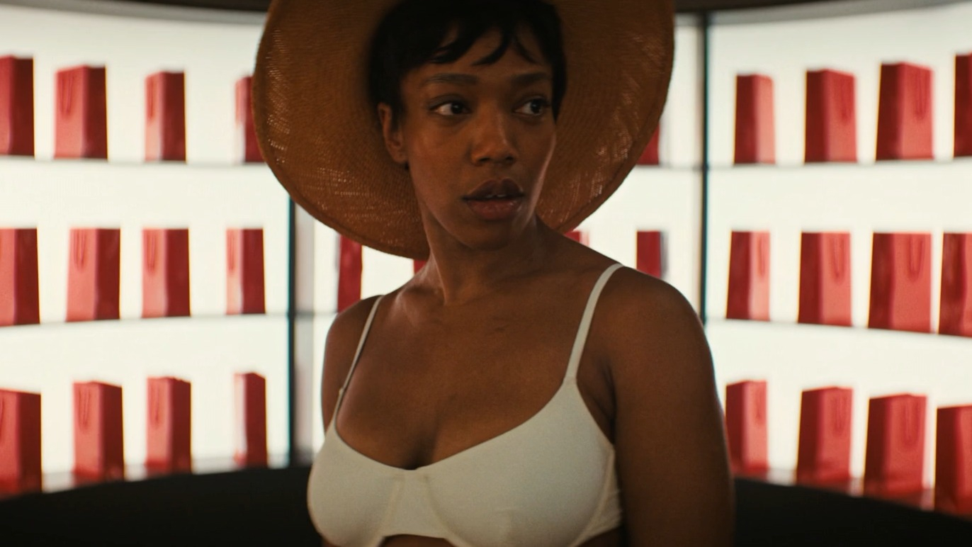 Sexiest Naomi Ackie Scene in Blink Twice. Bikini. 351283