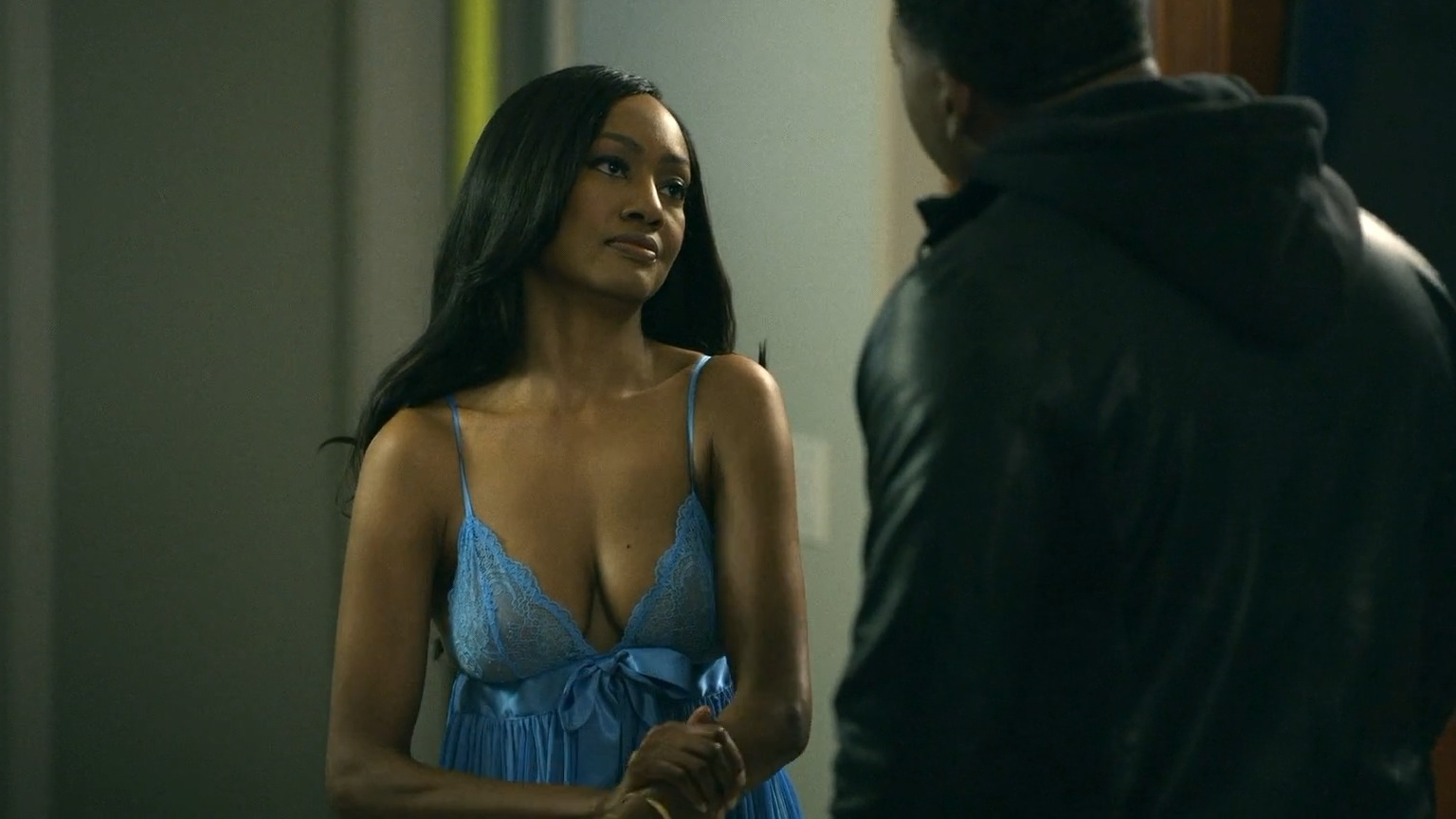 Sexiest Scenes of Marie LeBlanc from Carl Weber's The Family Business: New Orleans. Sexy, underwear. 352427