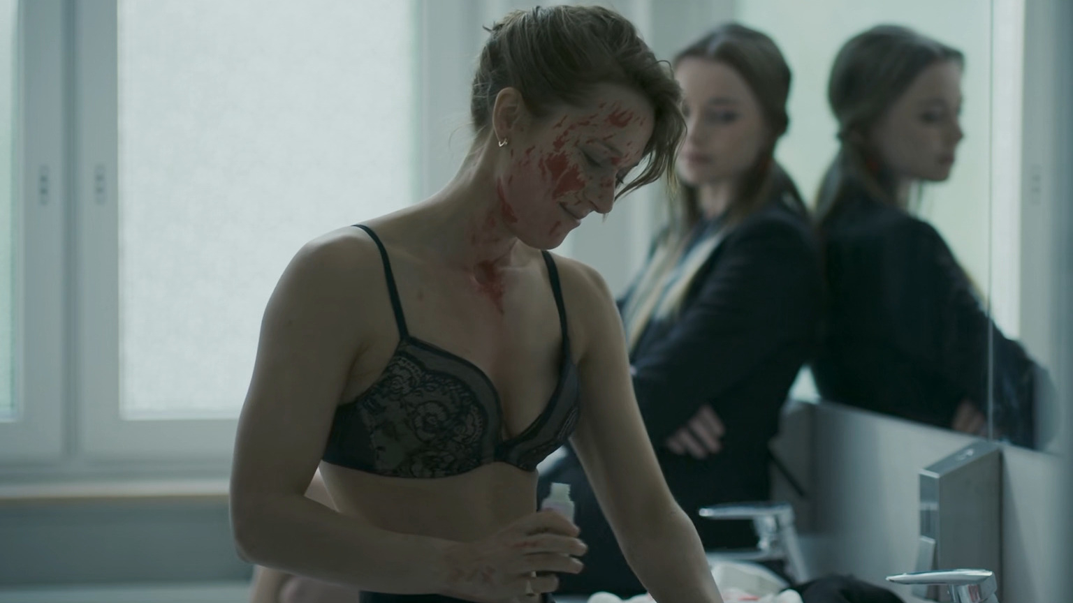 Sexiest Lena Góra Scene in The Eastern Gate. Underwear, breasts, butt. 352345
