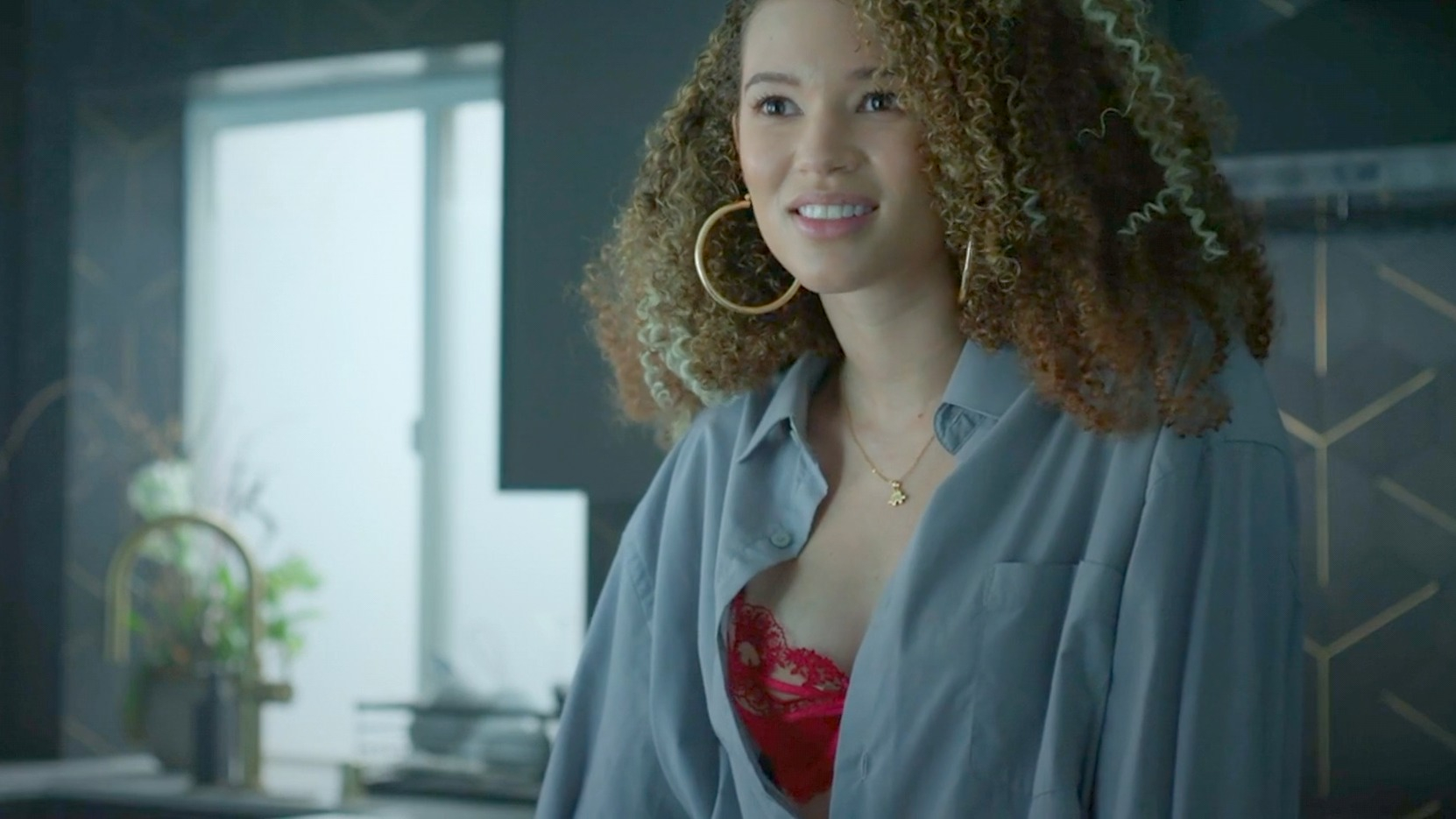 Sexiest Samantha Neyland Trumbo Scene in Tempted. Underwear, Lesbian, sexy, thong. 352369