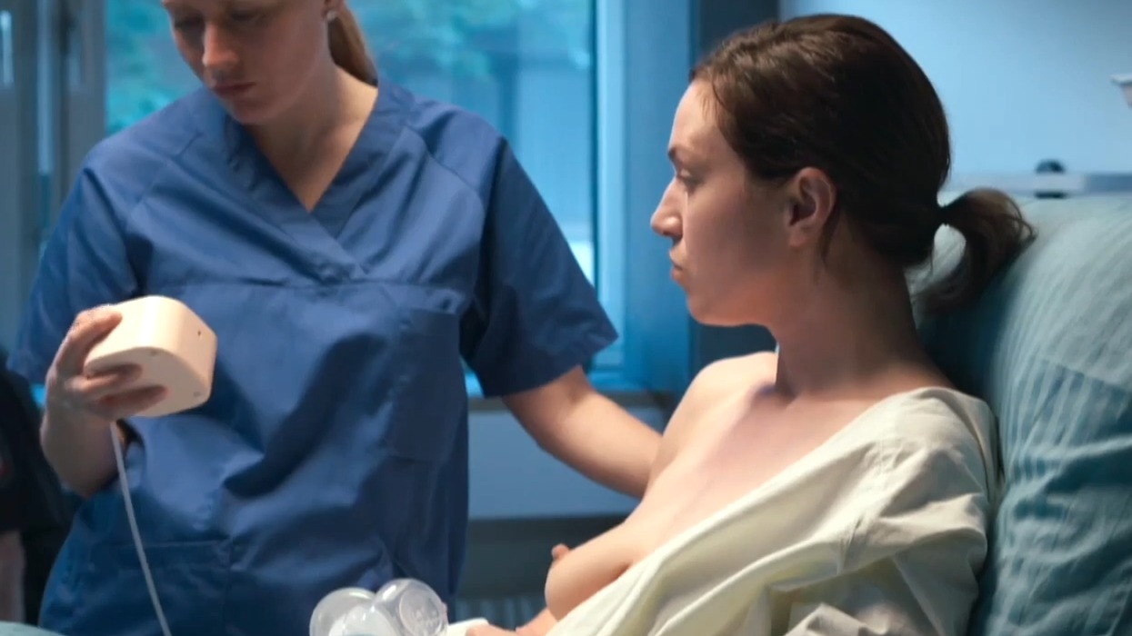 Franziska Hartmann Naked in Monster im Kopf. Right Breast, breasts, left breast. 352531