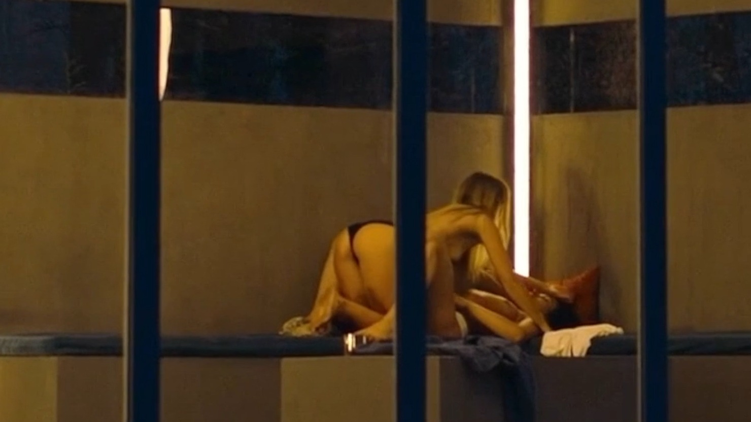 Jordan Alexandra, Yvonne May in Black Bits (2023) Left Breast Lesbian Underwear Right Breast Thong Breasts Butt 352621