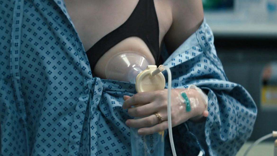 Claude Scott-Mitchell in The Last Anniversary (2025) Left Breast Prosthetic Breasts Left Breast 352790