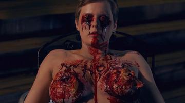 Sexiest Samantha Holland Scene in Butchers Bluff. Prosthetic, bikini, breasts. 353557
