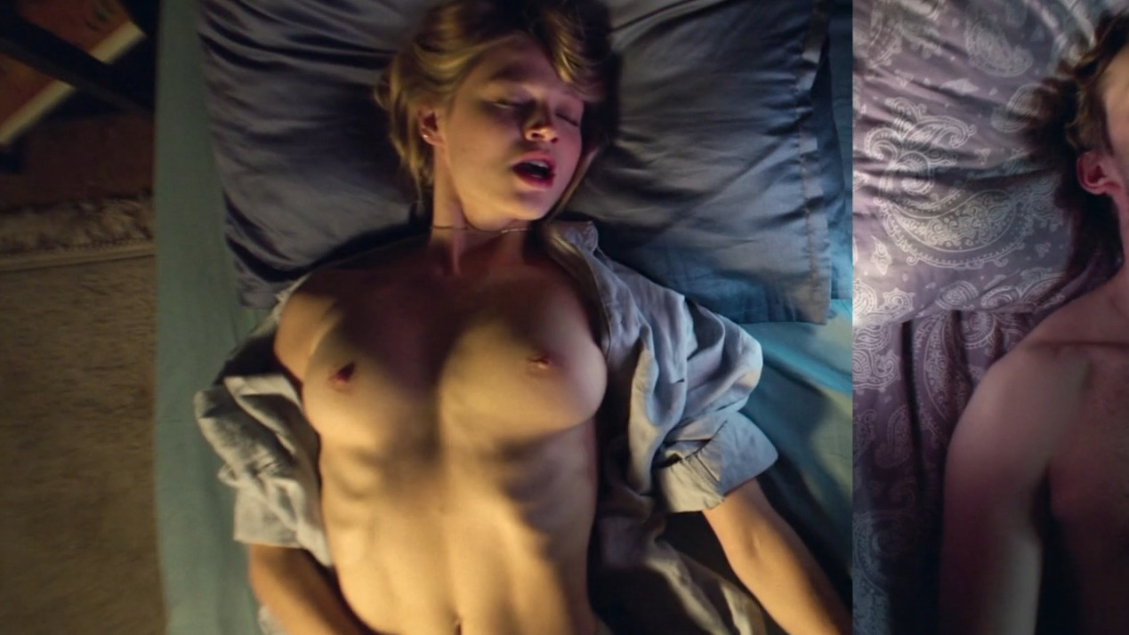 Sarah from BROKE. ALONE. A kinky love story Naked. Breasts, bush, butt. 353693