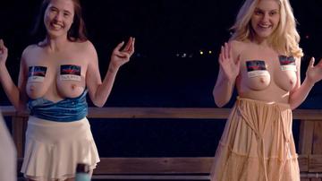 Emily Sue Bengtson, Anna Clary in The Mutilator 2 (2023) Breasts Underwear Breasts Underwear 354319