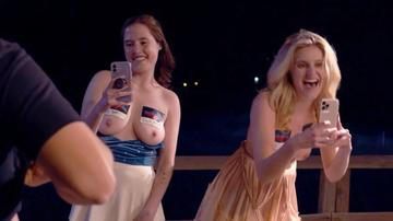 Emily Sue Bengtson, Anna Clary in The Mutilator 2 (2023) Breasts Breasts Underwear 354320