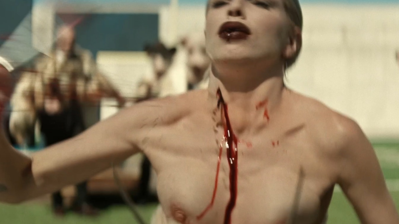 Julia Fox in HIM (2025) Nipslip Breasts Bikini Breasts 355485