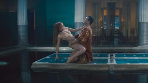 Jamaica Vaughan Naked in Spartacus: House of Ashur. Breasts, Bush, Butt, Merkin, lesbian. 355819